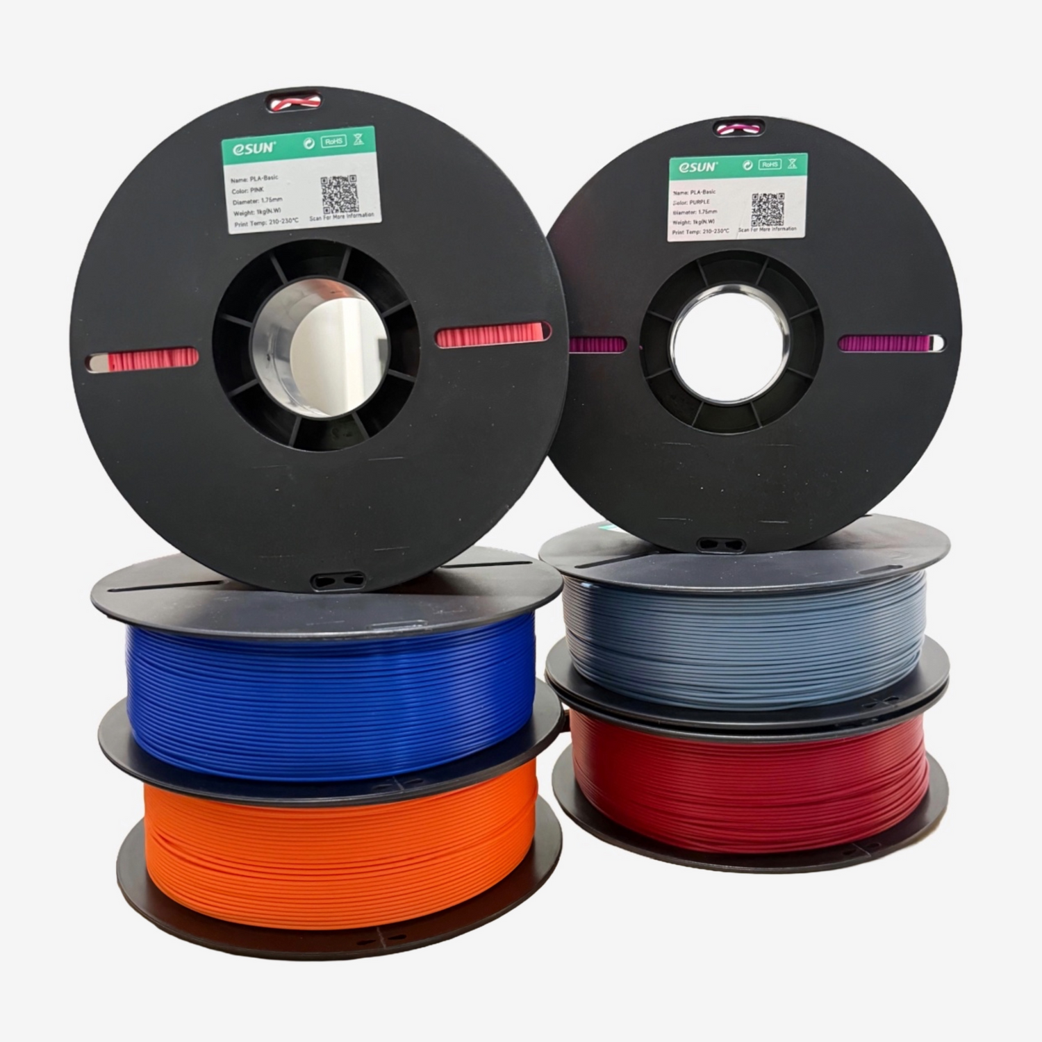 eSUN 3D Printer Filaments (PLA Basic, PLA+ and TPU)