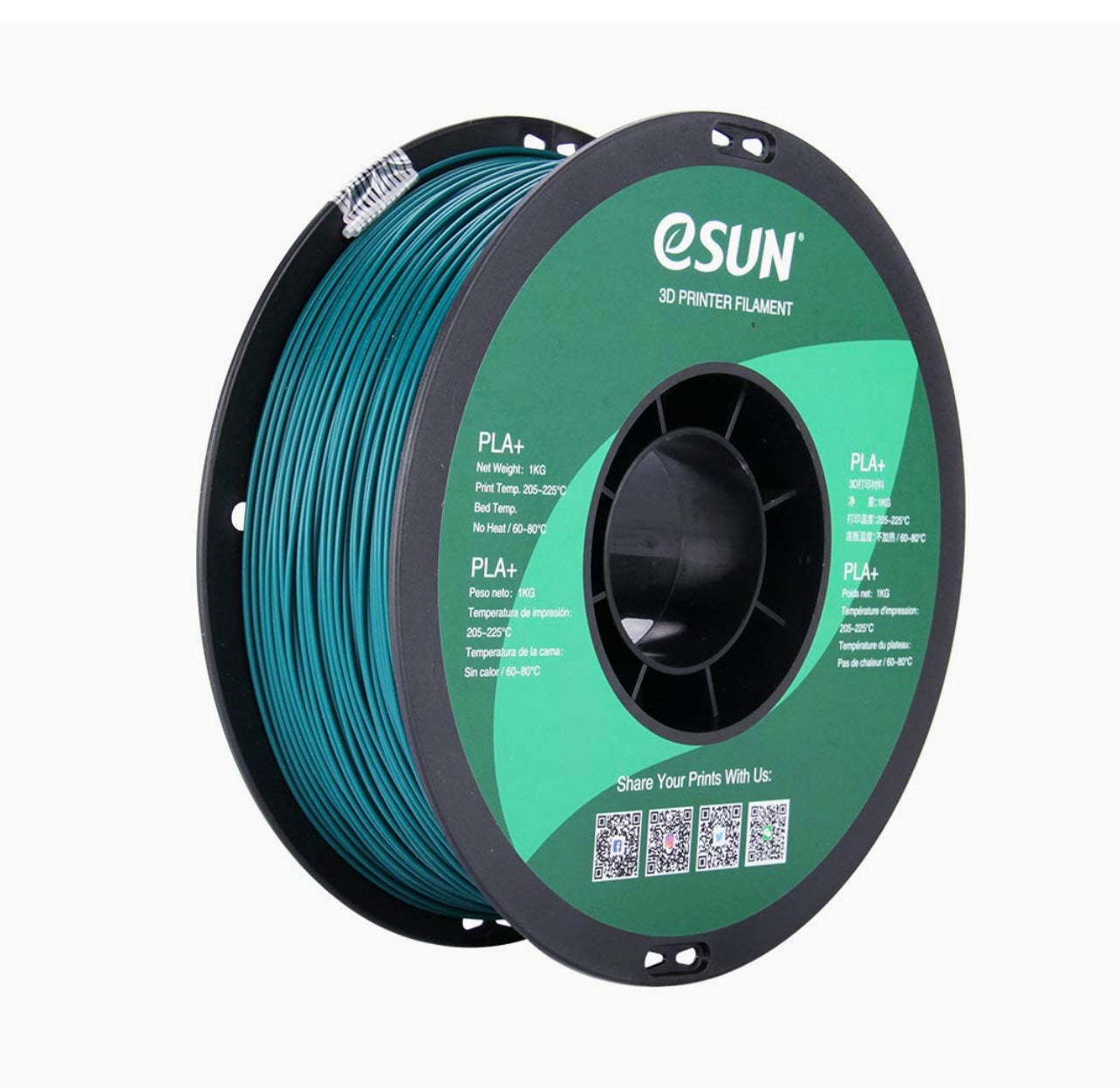 eSUN PLA+ Filament 1.75 mm 1 kg plastic spool