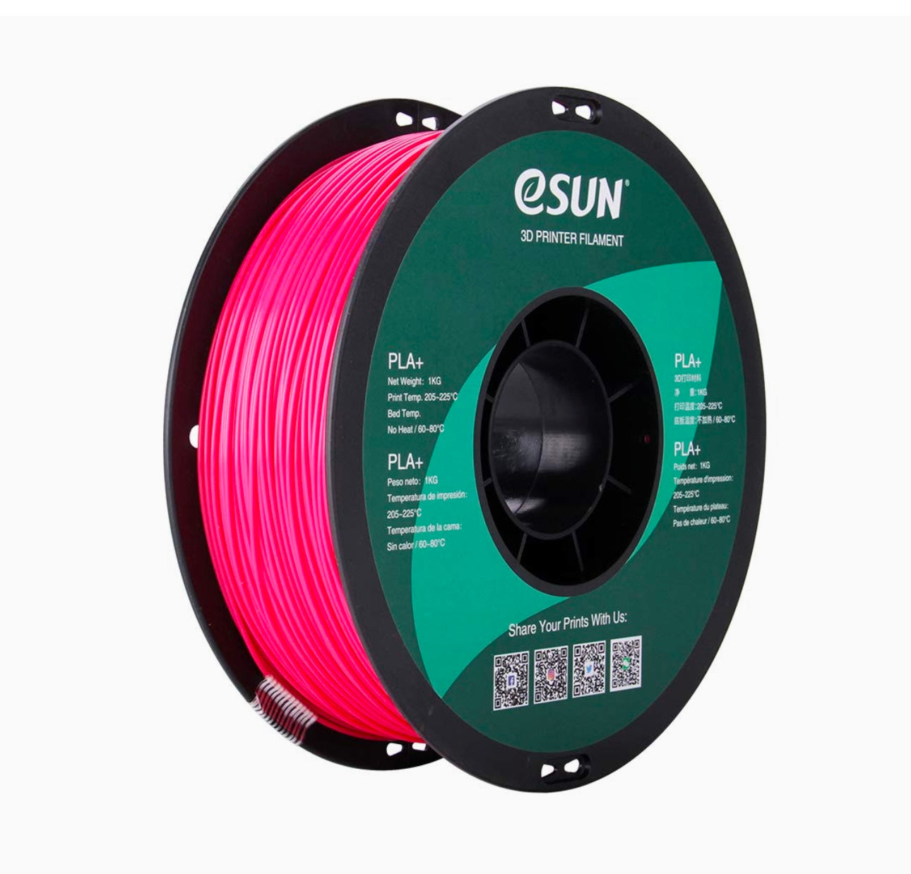 eSUN PLA+ Filament 1.75 mm 1 kg plastic spool