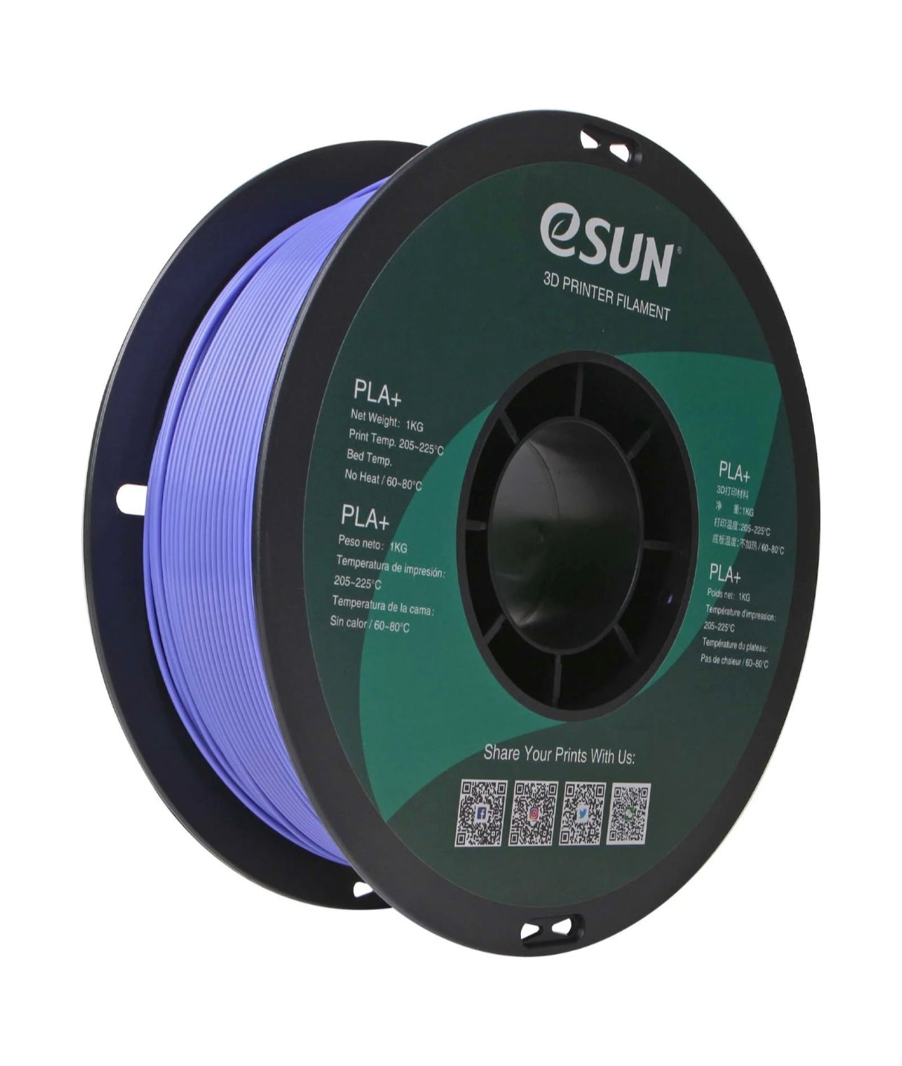 eSUN PLA+ Filament 1.75 mm 1 kg plastic spool