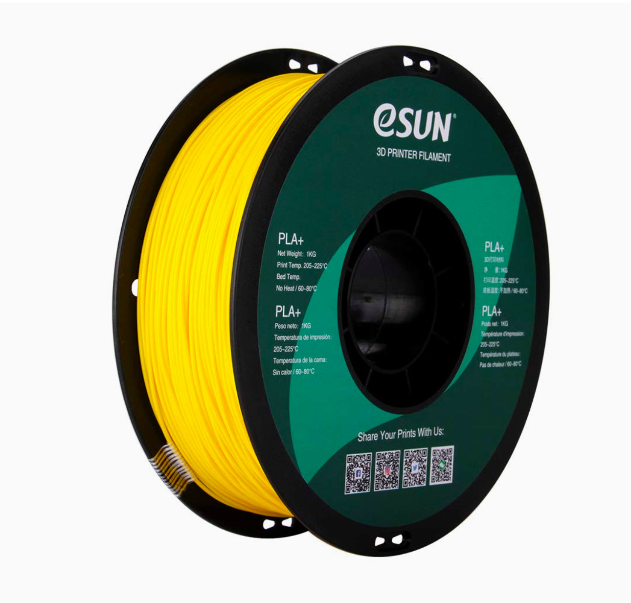 eSUN PLA+ Filament 1.75 mm 1 kg plastic spool