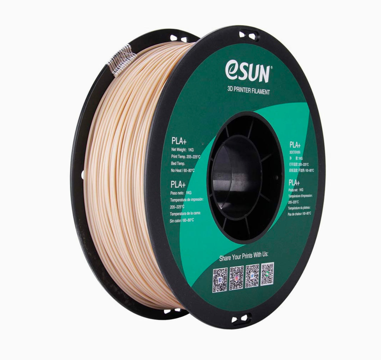 eSUN PLA+ Filament 1.75 mm 1 kg plastic spool