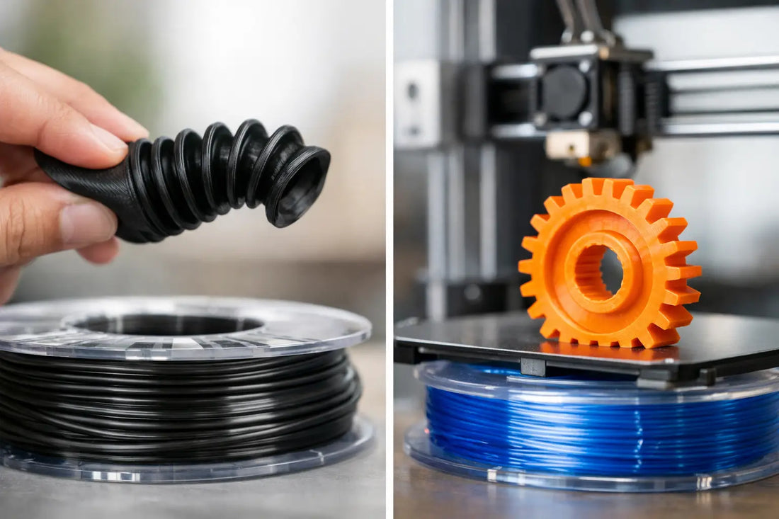 TPU vs PETG: Which Filament Fits Your Print?