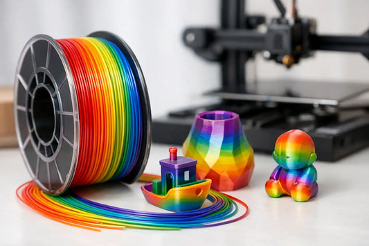 Rainbow PLA Filament: What to Expect