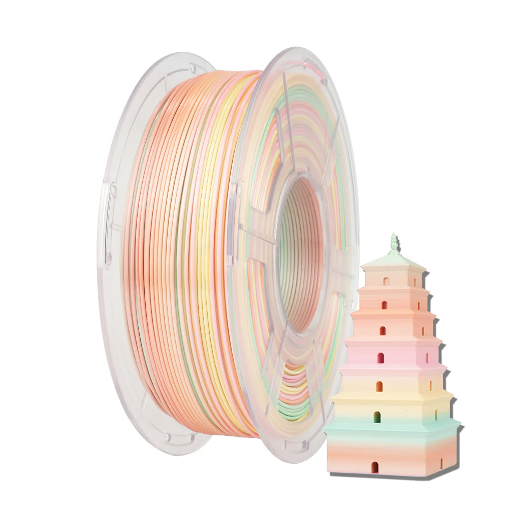 SUNLU Silk PLA+ Rainbow 05 3D Printer Filaments