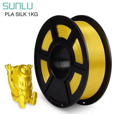 SUNLU Silk PLA+ Yellow 3D Printer Filaments