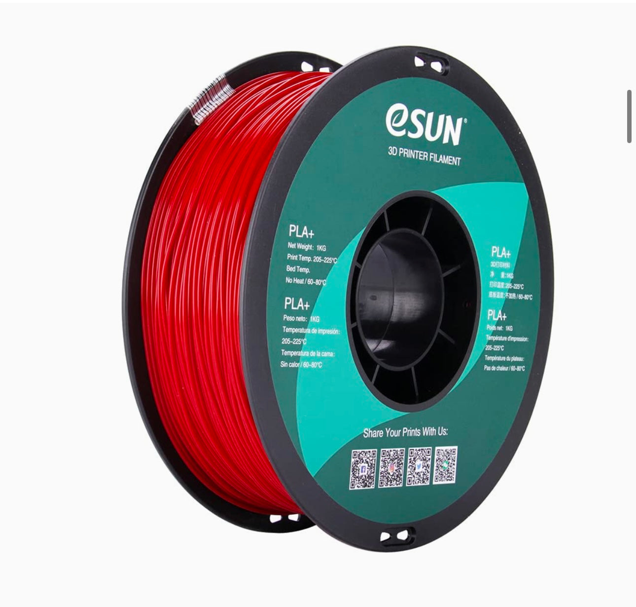 eSUN PLA+ Filament 1.75 mm 1 kg