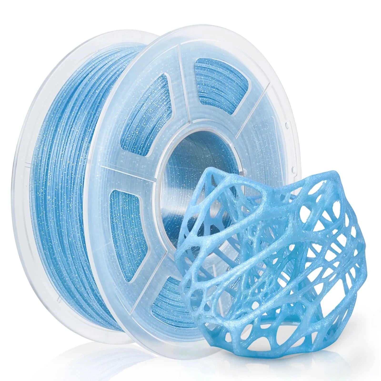 SUNLU PLA Twinkling Blue 3D Printer Filaments