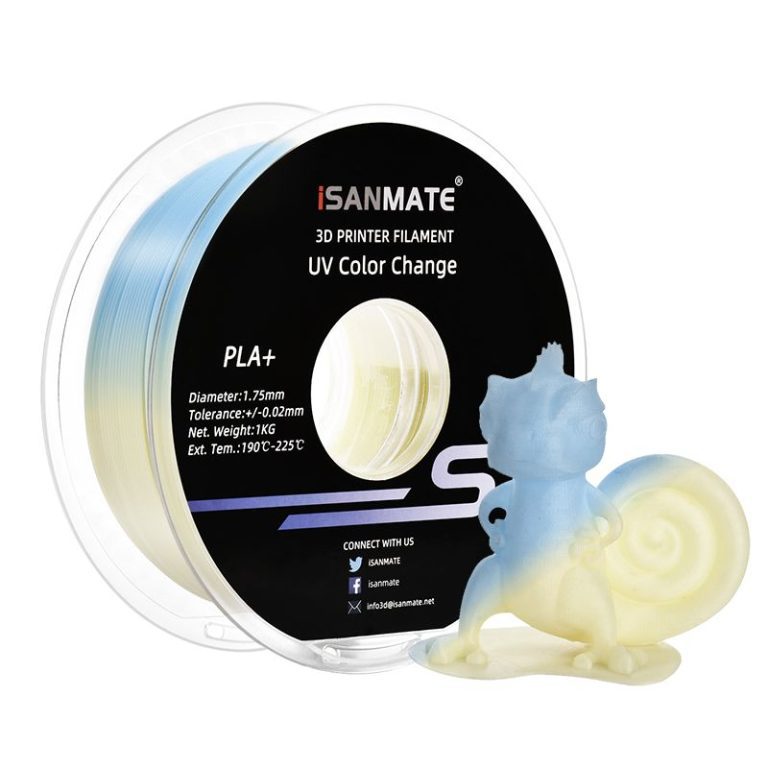 iSANMATE PLA UV Light Color Change 1.75 mm, 1 kg